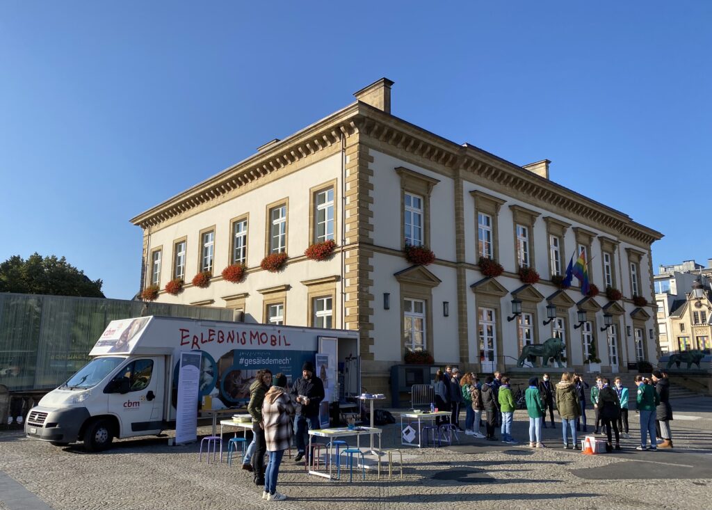 CBM-Erlebnismobil in Luxembourg